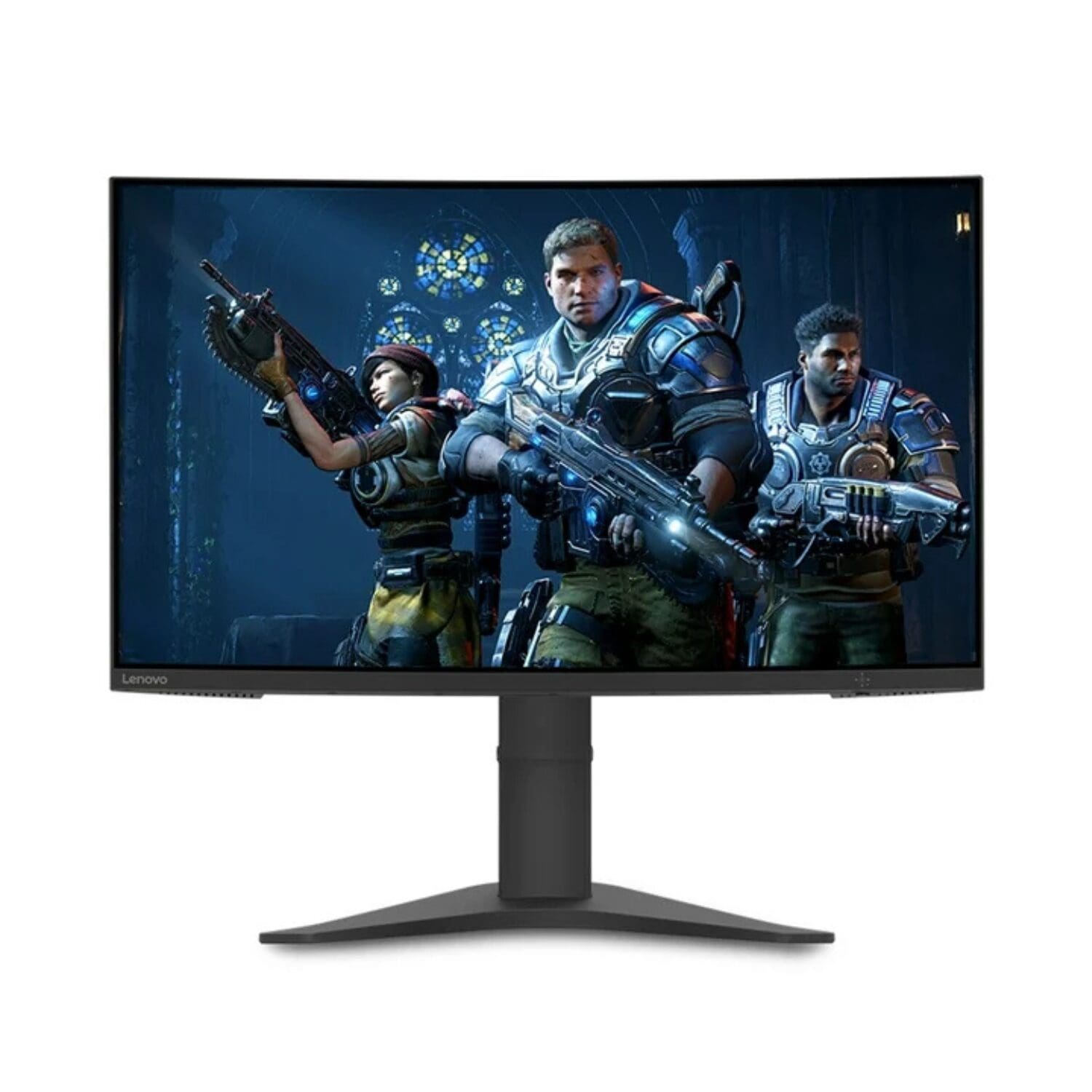 Lenovo G27c-10 27-inch curved gaming monitor front view