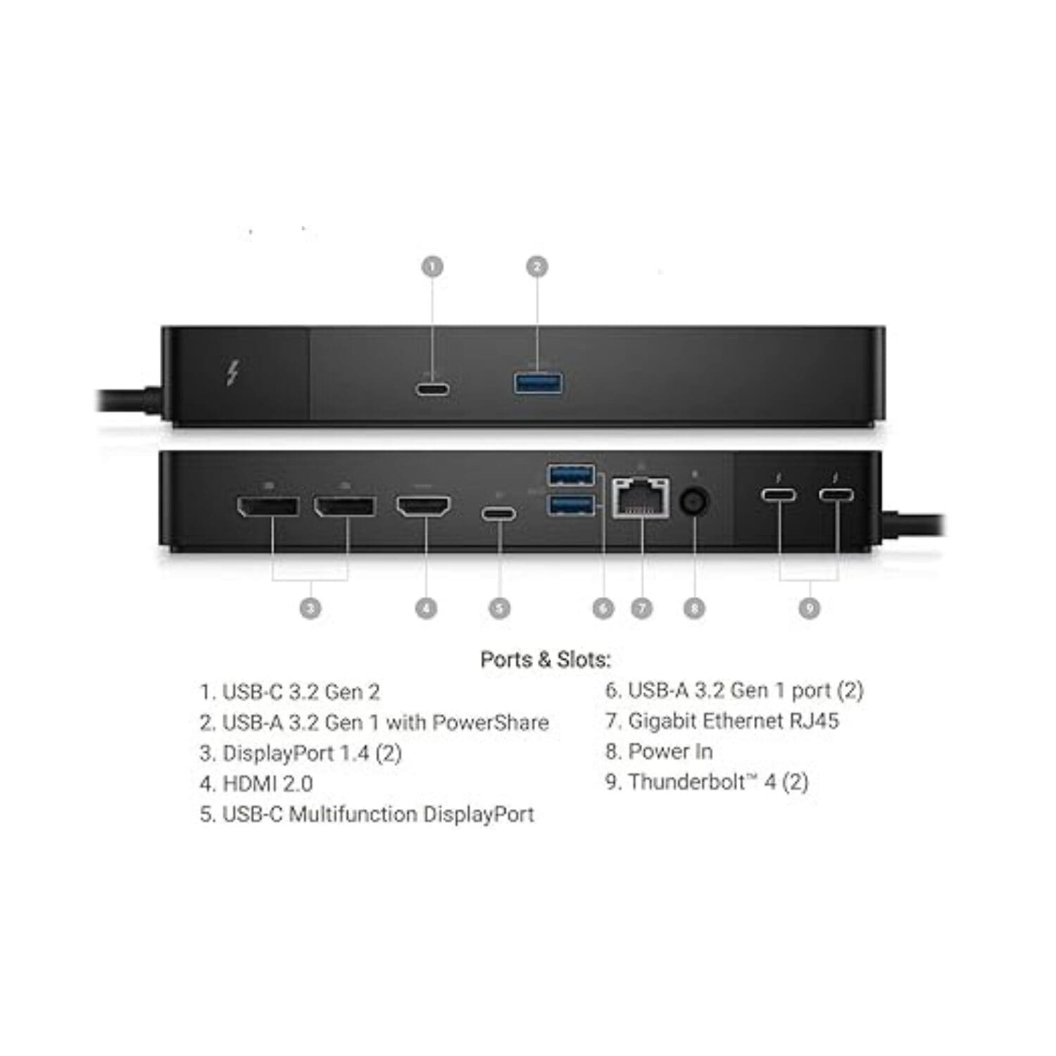 Dell WD22TB4 Thunderbolt Docking Station - Image 3