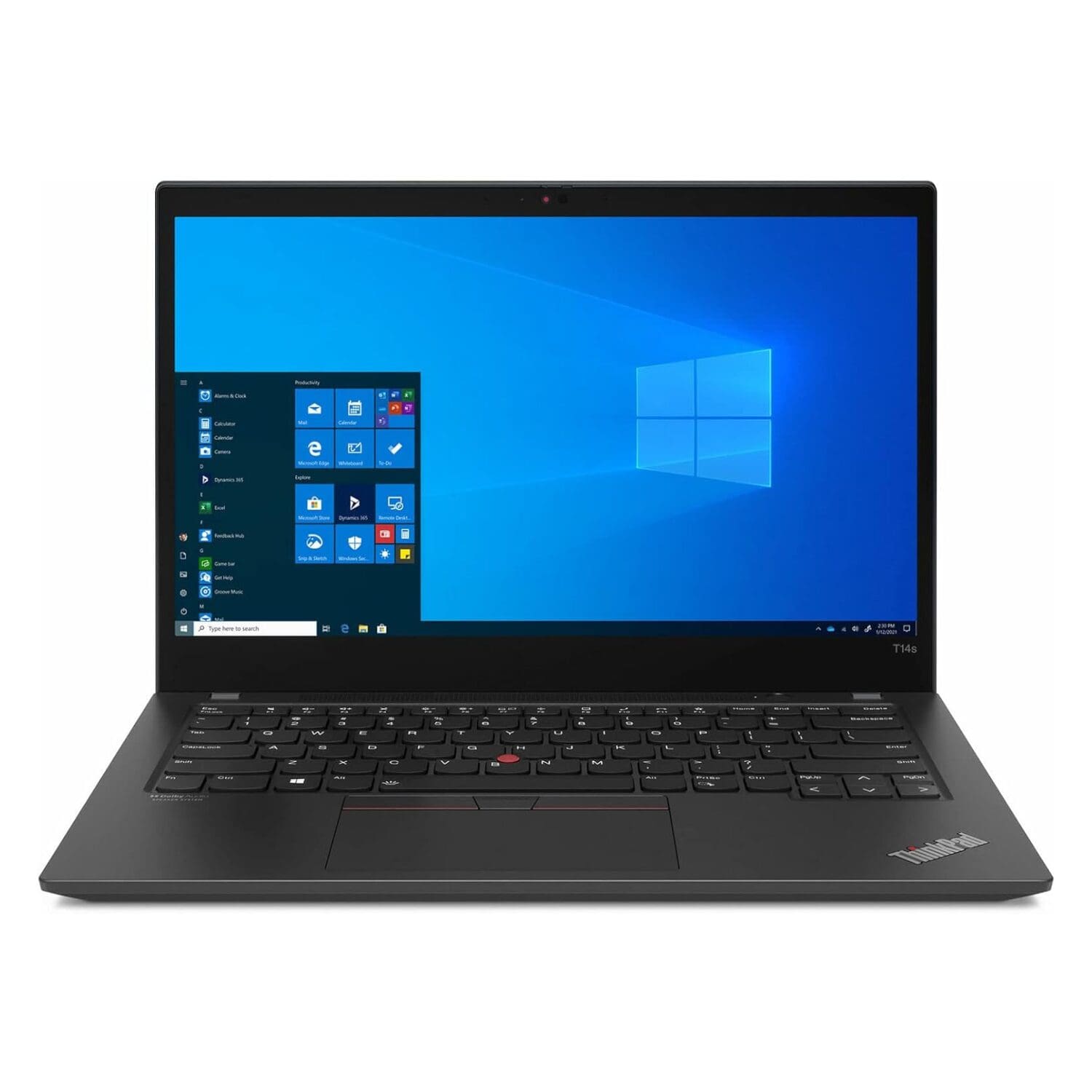 Lenovo-ThinkPad-T14s-Gen-2.jpg Lenovo ThinkPad T14s (Gen 2) refurbished laptop - front view