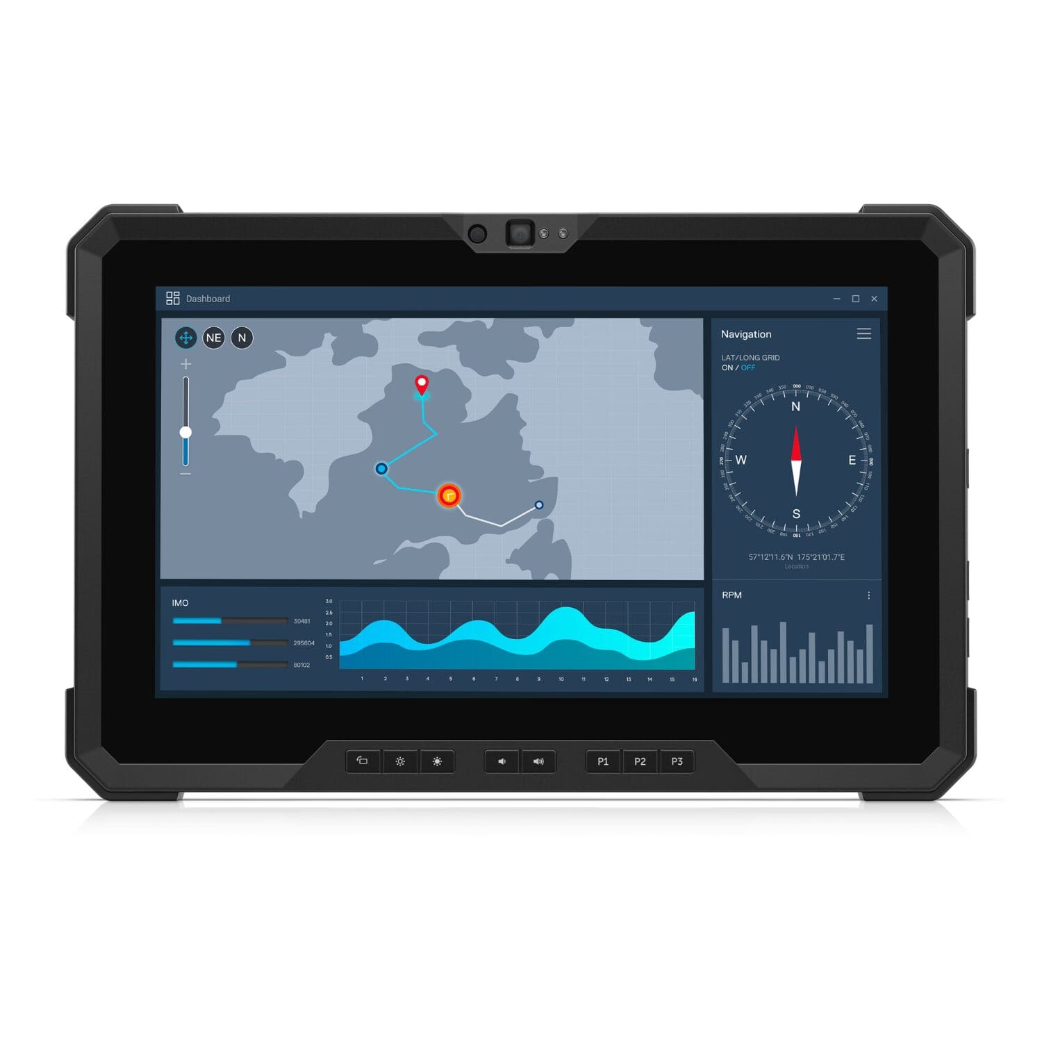 Dell Latitude 7220 Rugged Extreme Tablet — front view