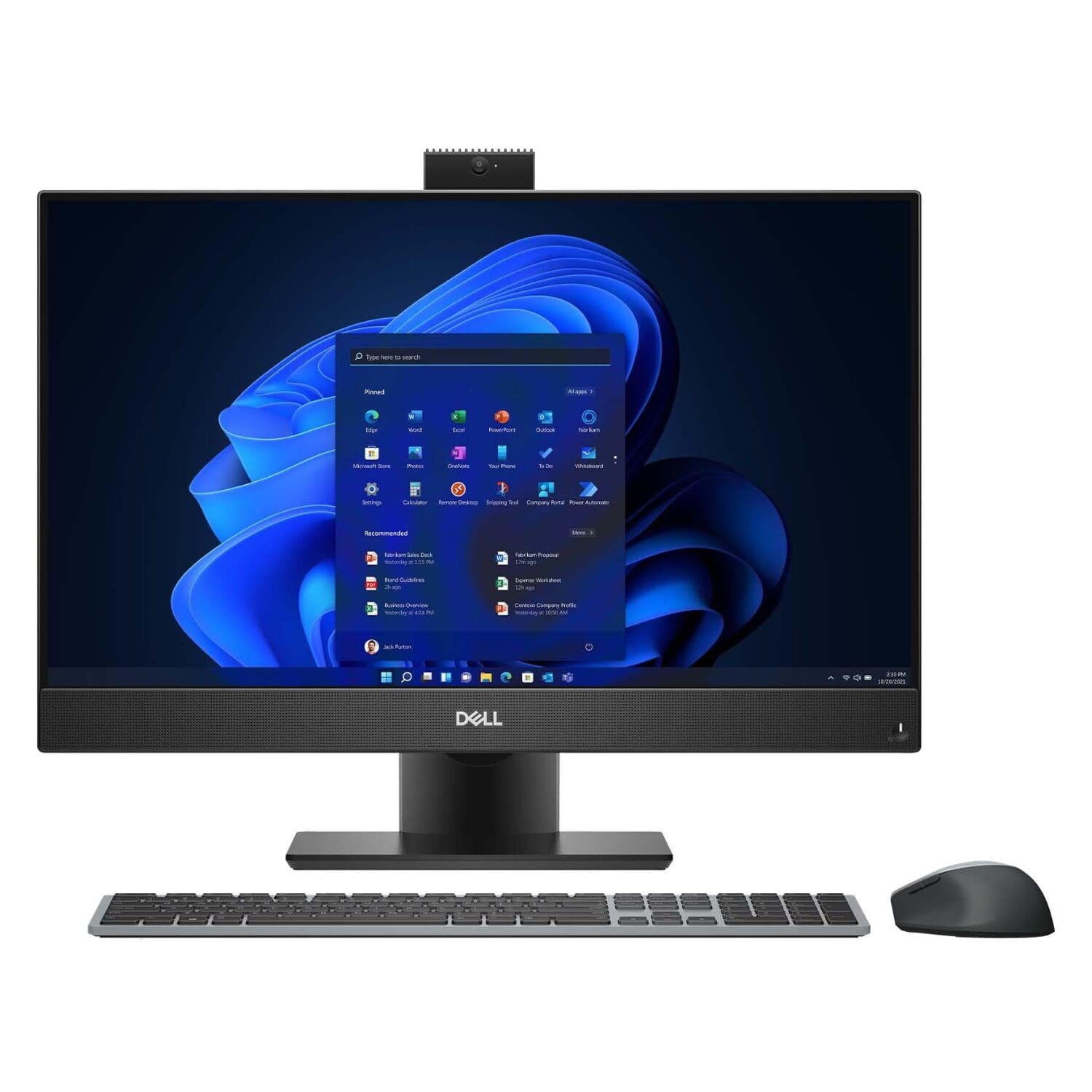 Dell OptiPlex 7400 All-In-One — front view