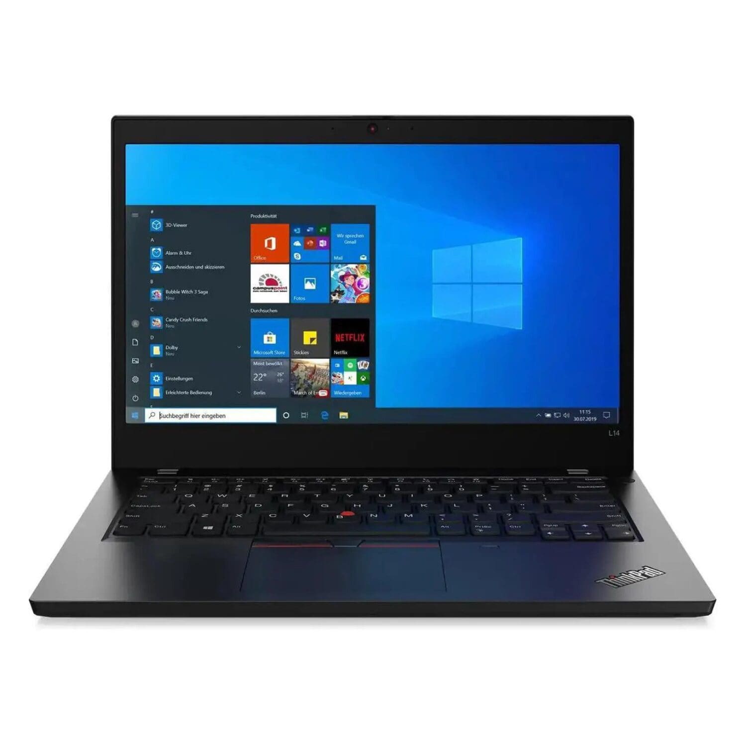 Lenovo ThinkPad L14 — front view