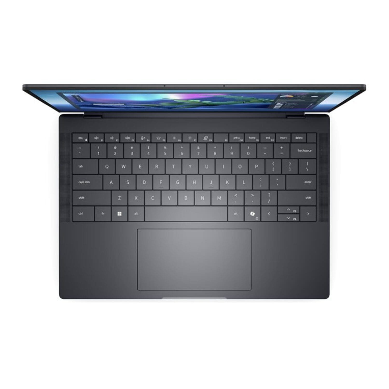 Dell Pro Max 14 Premium - top-down keyboard view