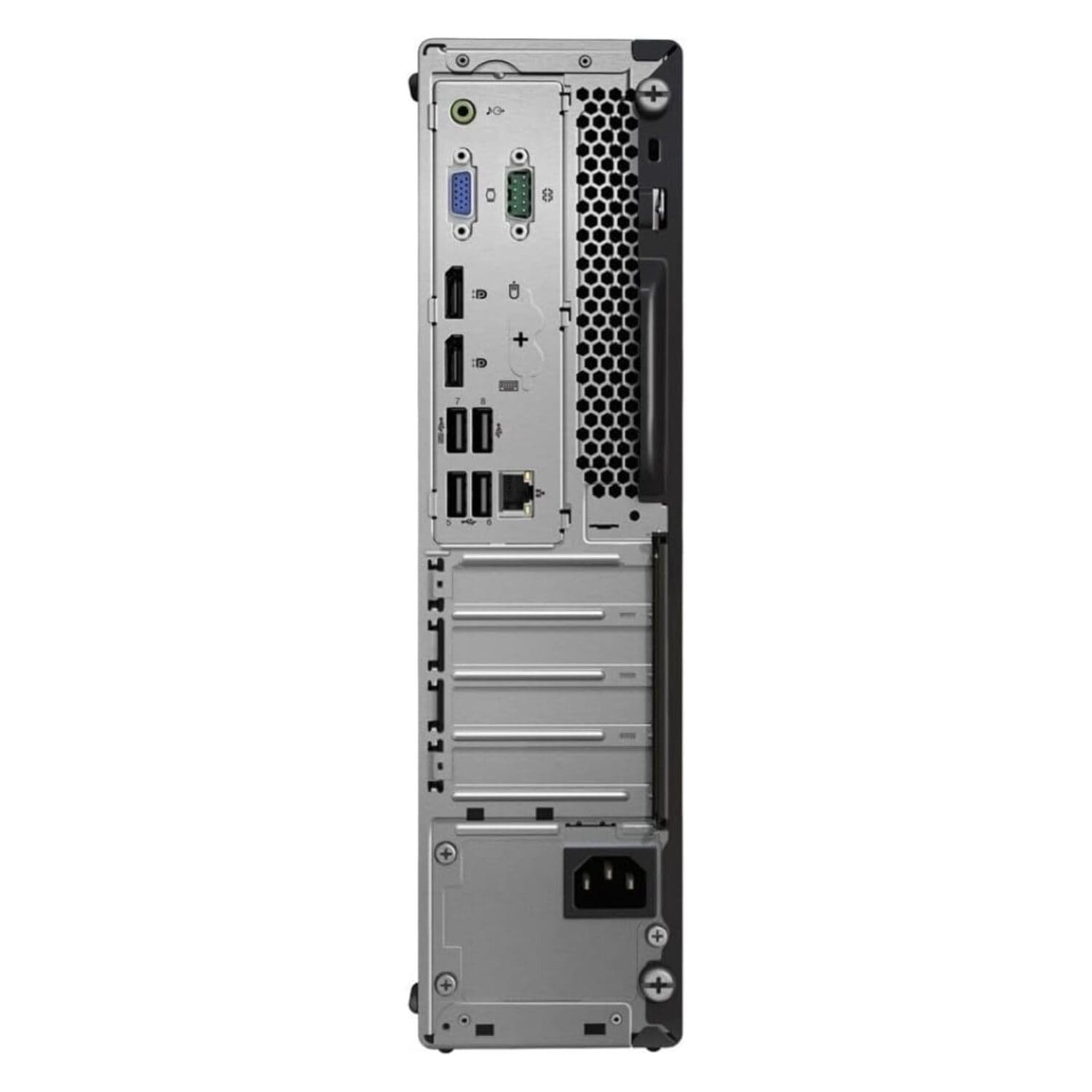 Lenovo ThinkCentre M720s SFF - rear ports view