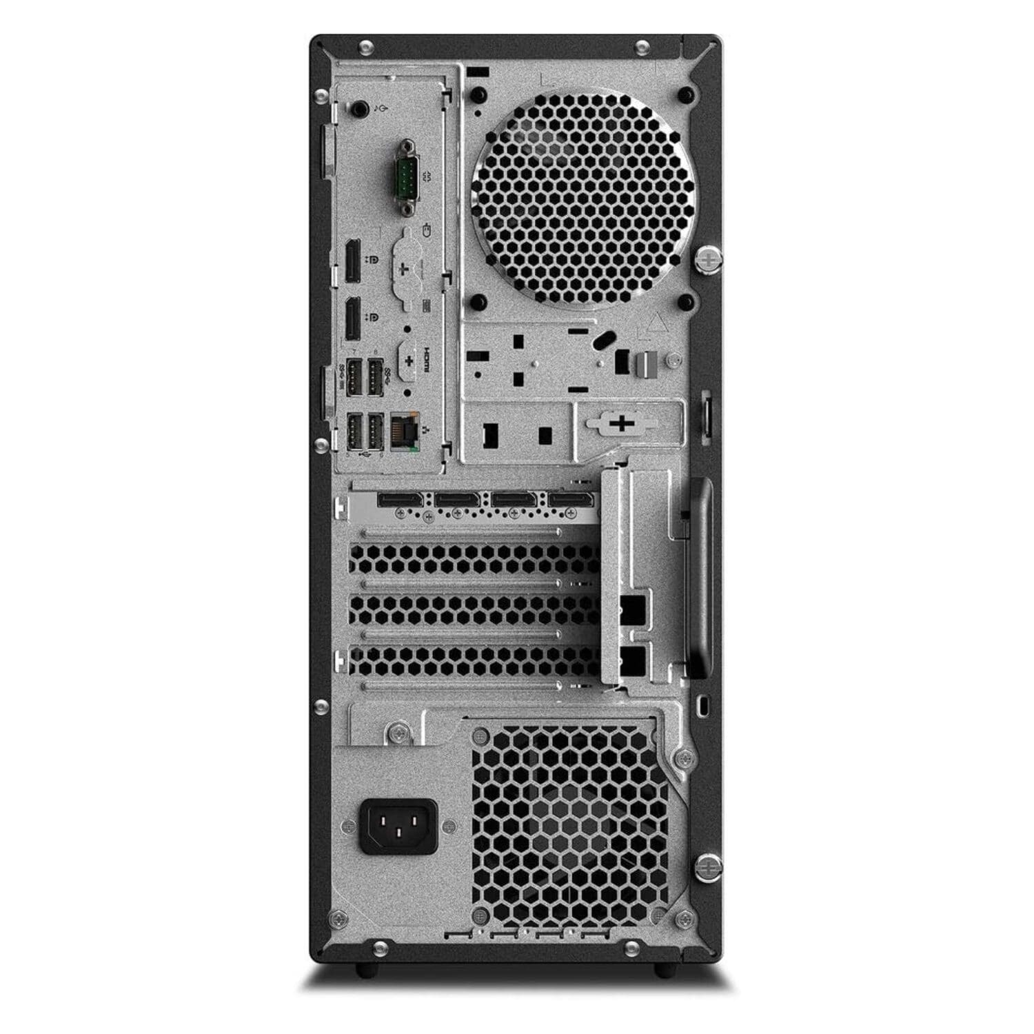 Lenovo ThinkStation P330 - rear ports view