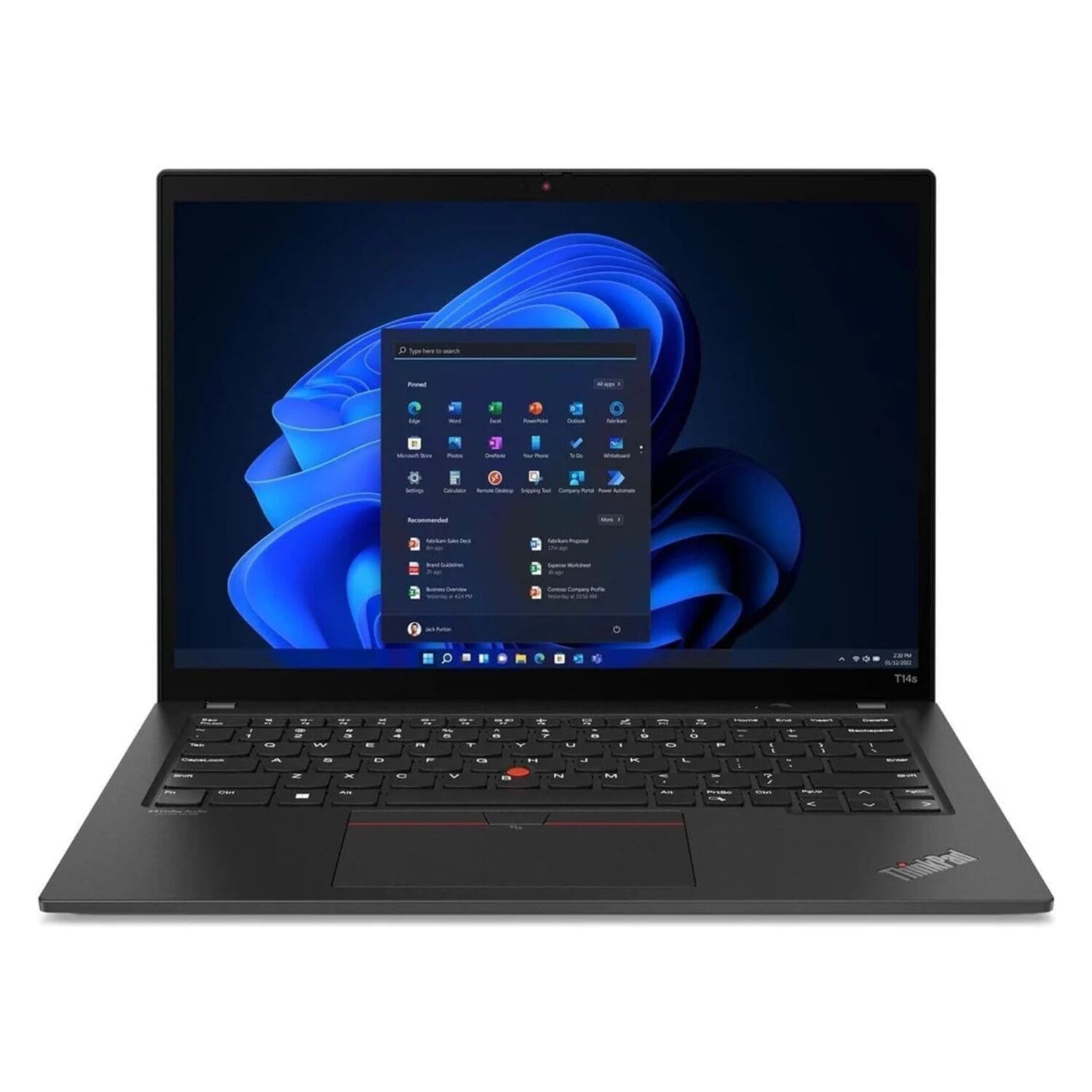 Lenovo ThinkPad T14s — front view