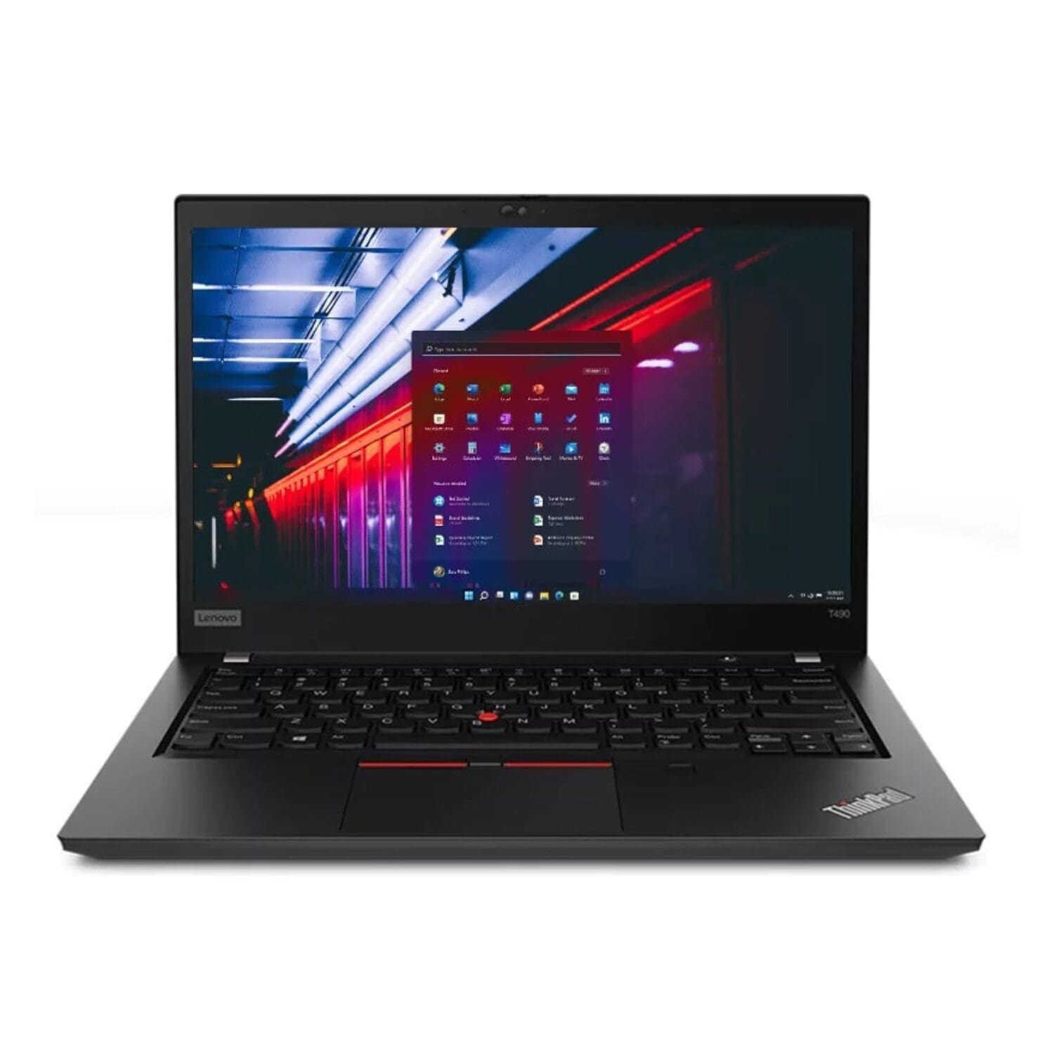 Lenovo ThinkPad T490 — front view