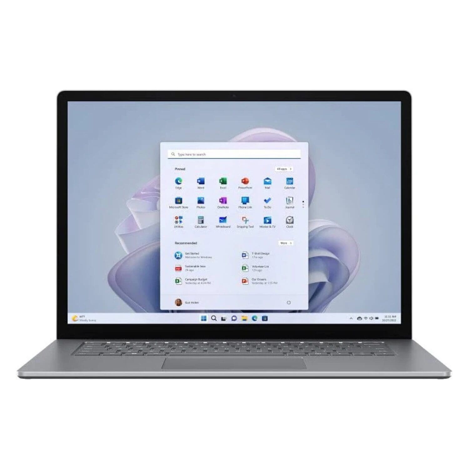Microsoft Surface Laptop 5 15 inch - front view